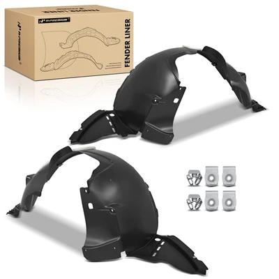 2 Pcs Front Inner Fender Liners with Insulation Foam
