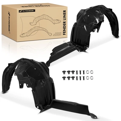 2 Pcs Front Inner Fender Liners with Insulation Foam