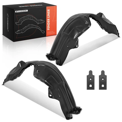 2 Pcs Front Inner Fender Liners Splash Shield Dustproof HDPE