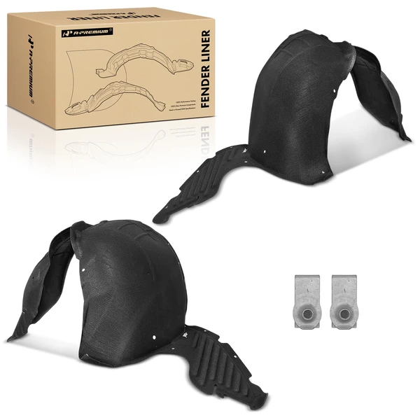 A-Premium APIF354 Fender Liner Front Driver & Passenger