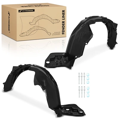 2 Pcs Front Inner Fender Liners with Insulation Foam