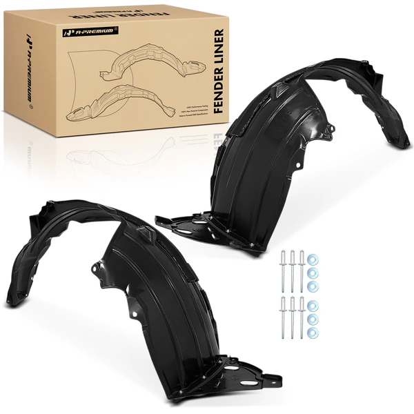 A-Premium APIF360 Fender Liner Front Driver & Passenger