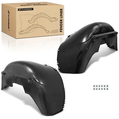 2 Pcs Rear PP Durable Inner Fender Liner Splash Guard Shield