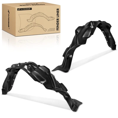 2 Pcs Front Inner Fender Liners Waterproof Dustproof