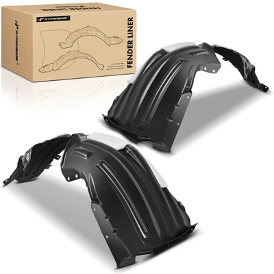 2 Pcs Front Inner Fender Liners with Insulation Foam