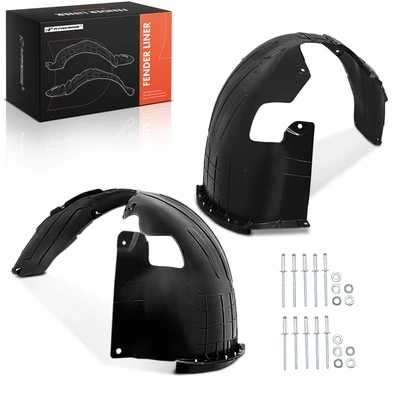 2 Pcs Front Inner Fender Liners with Insulation Foam