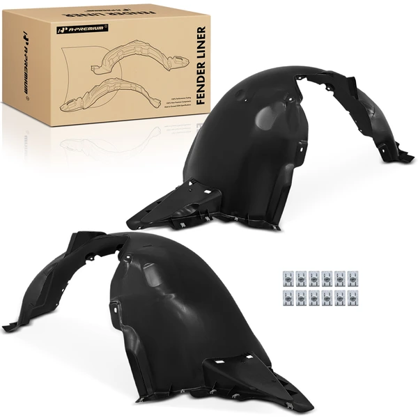 A-Premium APIF369 Fender Liner Front Driver & Passenger