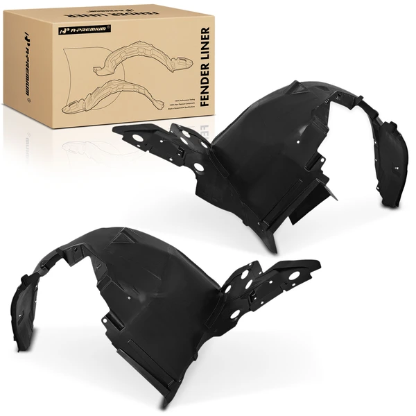 A-Premium APIF372 Fender Liner Front Driver & Passenger