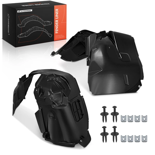 A-Premium APIF374 Fender Liner Front Driver & Passenger