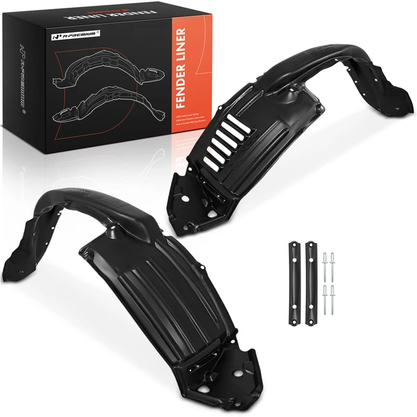 A-Premium APIF375 Fender Liner Front Driver & Passenger