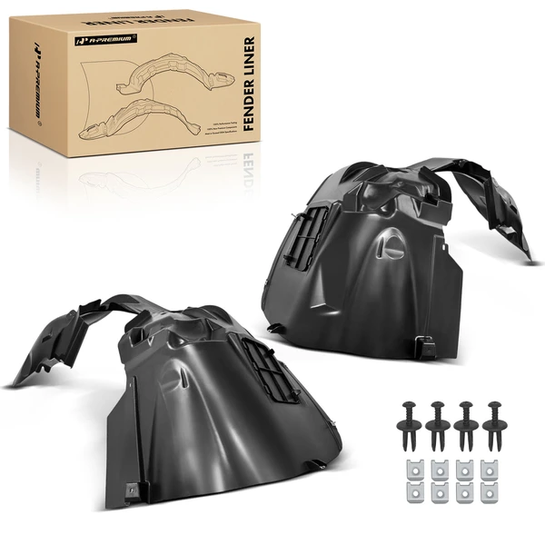A-Premium APIF377 Fender Liner Front Driver & Passenger