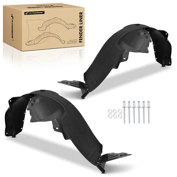 A-Premium APIF378 Fender Liner Front Driver & Passenger