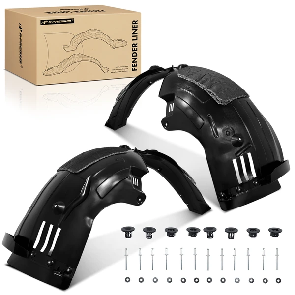 A-Premium APIF381 Fender Liner Front Driver & Passenger