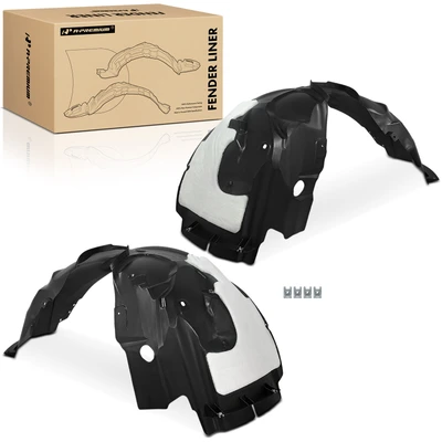 2 Pcs Front Inner Fender Liners withInsulation Foam