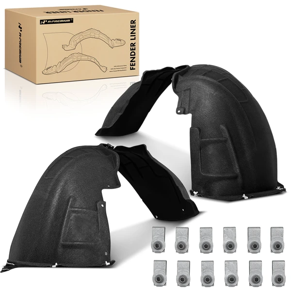 2 Pcs Front Driver & Passenger Inner Fender Liners for 2018-2024 Chevrolet Equinox