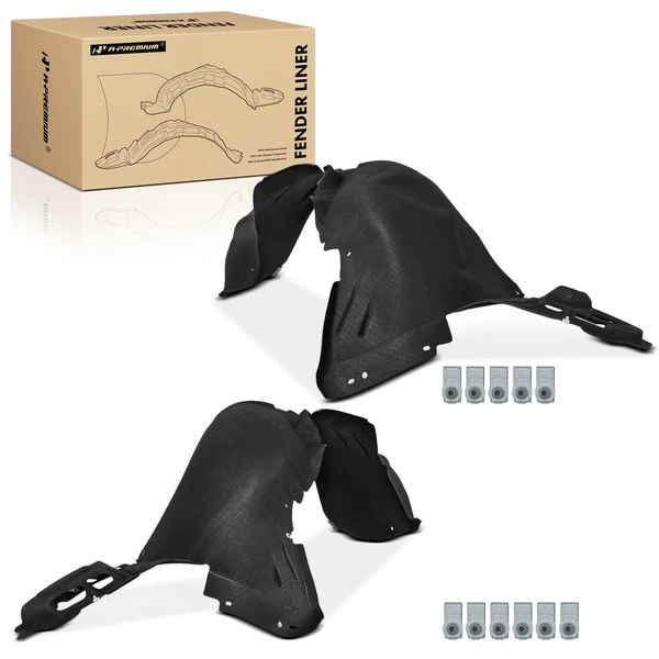 A-Premium APIF387 Fender Liner Front Driver & Passenger