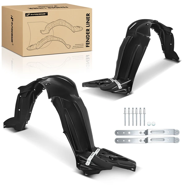 A-Premium APIF388 Fender Liner Front Driver & Passenger