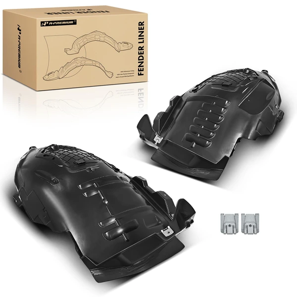 A-Premium APIF392 Fender Liner Front Driver & Passenger
