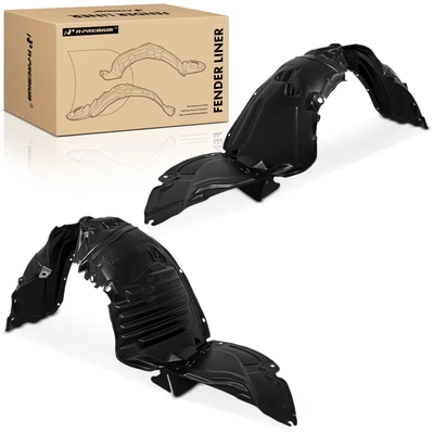 2 Pcs Front Inner Fender Liners Splash Shield Dustproof HDPE