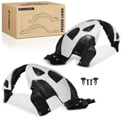 2 Pcs Front Inner Fender Liners with Insulation Foam