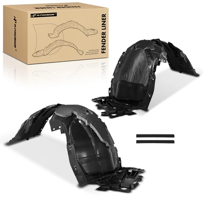 2 Pcs Front Inner Fender Liners with Insulation Foam