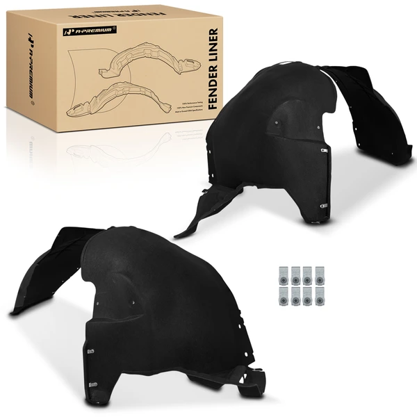 A-Premium APIF405 Fender Liner Front Driver & Passenger