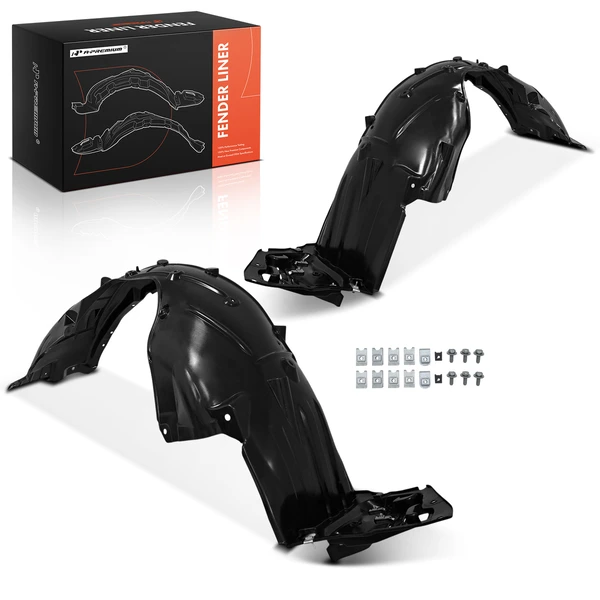 A-Premium APIF406 Fender Liner Front Driver & Passenger