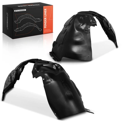 2 Pcs Front Inner Fender Liners with Insulation Foam