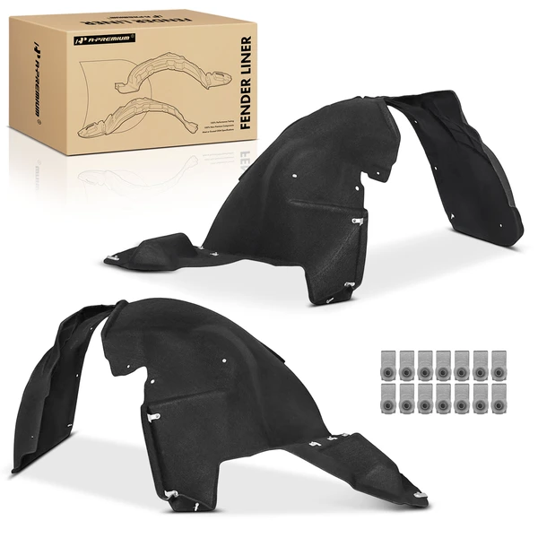 A-Premium APIF421 Fender Liner Front Driver & Passenger