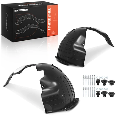 2 Pcs Front Inner Fender Liners with Insulation Foam