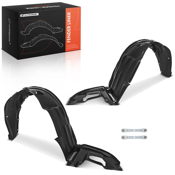 2 Pcs Front Inner Fender Liner Vacuum for 2003-2008 Toyota Corolla