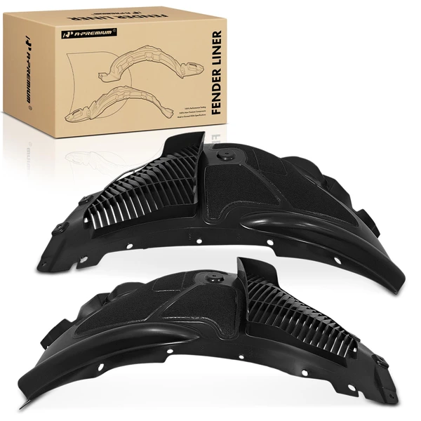 A-Premium APIF424 Fender Liner Front Driver & Passenger