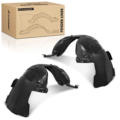 2 Pcs Front Inner Fender Liners Durable PP