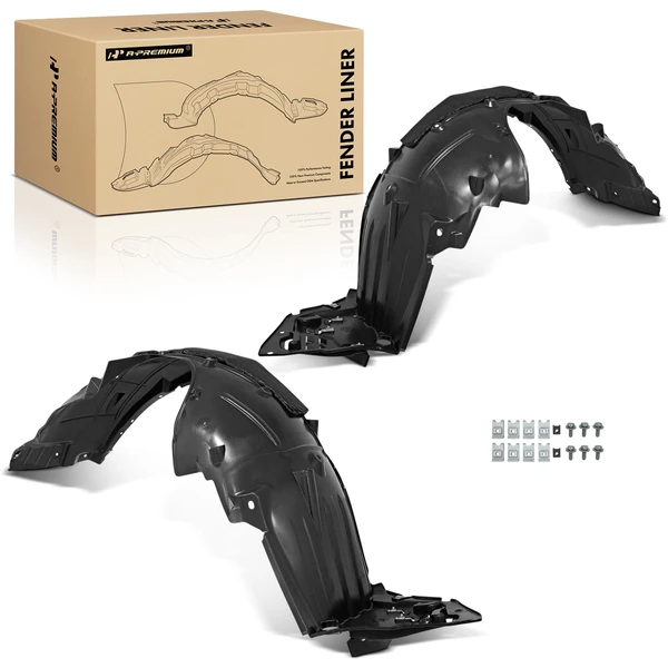 A-Premium APIF441 Fender Liner Front Driver & Passenger