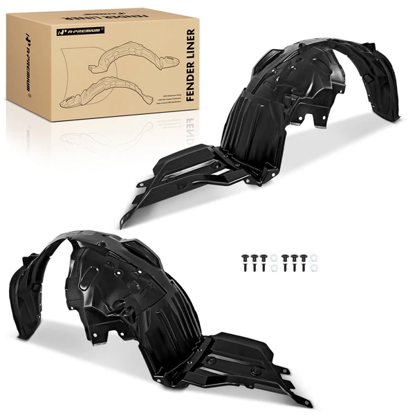 A-Premium APIF011 Fender Liner Front Driver & Passenger