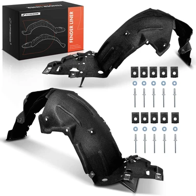 2 Pcs Front Inner Fender Liners Splash Shield