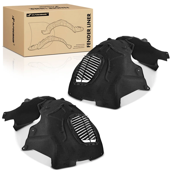 A-Premium APIF013 Fender Liner Front Driver & Passenger