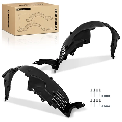 2 Pcs Front Inner Fender Liners Splash Guard Shield PP