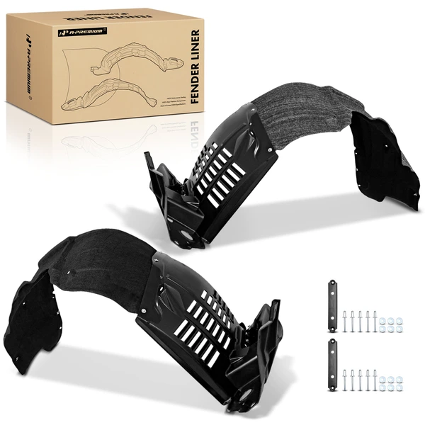 A-Premium APIF018 Fender Liner Front Driver & Passenger