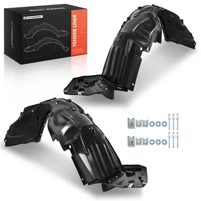 2 Pcs Front Inner Fender Liners with Insulation Foam