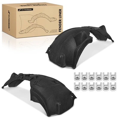 2 Pcs Front Inner Fender Liners with Insulation Foam