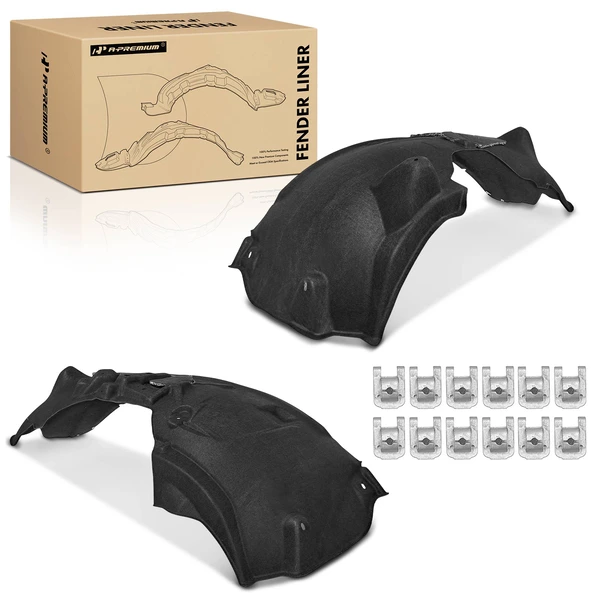 A-Premium APIF024 Fender Liner Front Driver & Passenger