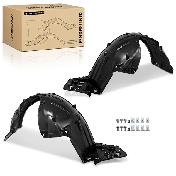 A-Premium APIF027 Fender Liner Front Driver & Passenger