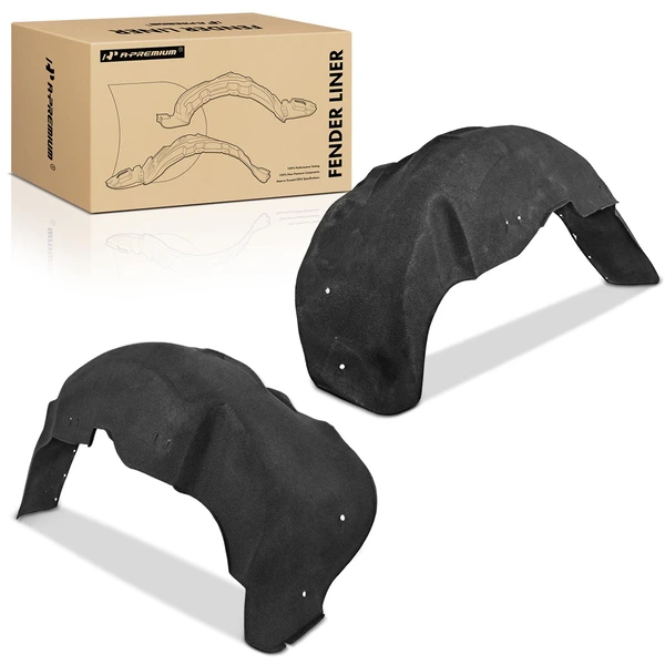 2 Pcs Rear Inner Fender Liner Dustproof Durable PET for 2015-2020 Chevrolet Tahoe