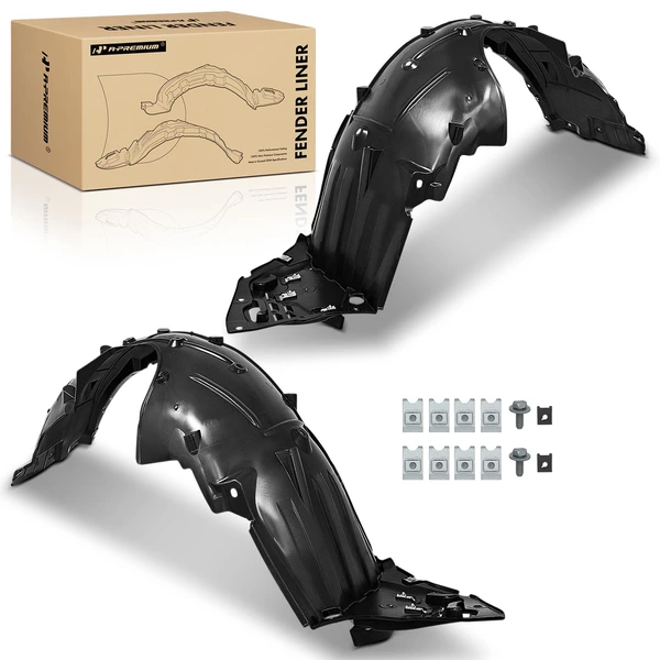 A-Premium APIF031 Fender Liner Front Driver & Passenger