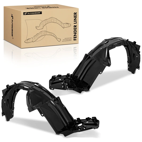 A-Premium APIF036 Fender Liner Front Driver & Passenger
