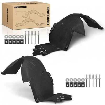 2 Pcs Front Driver & Passenger PET Inner Fender Liners