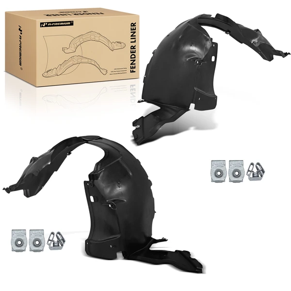 2 Pcs Front Inner Fender Liners with Insulation Foam for 2017-2022 Buick Encore