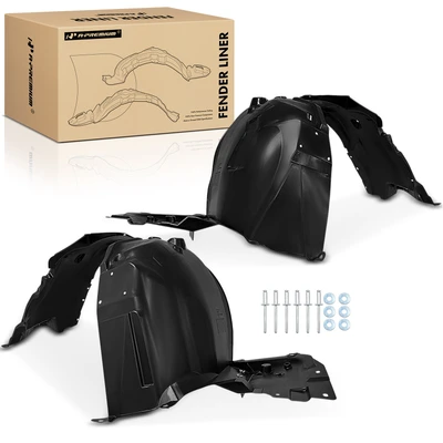 2 Pcs Front PP Inner Fender Liners Splash Shield