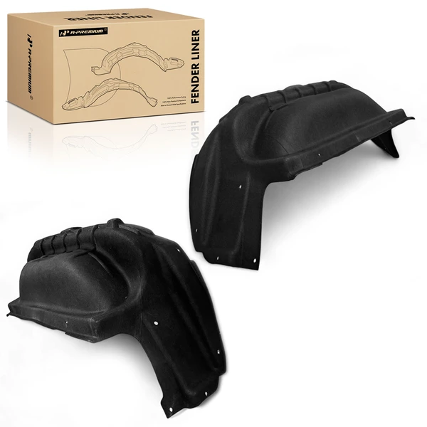 2 Pcs Rear Inner Fender Liners Splash Shield Dustproof PET for 2015-2019 Chevrolet Silverado 3500 HD